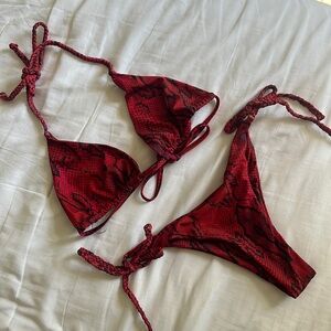 Snake Print Bikini